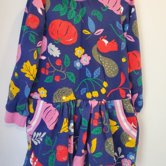 Girls MiniBoden sweatshirt dress - Picture 2 of 3